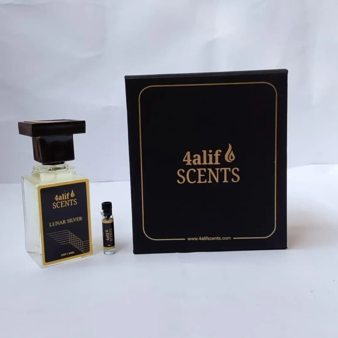 Lunar Silver Fresh, Long Lasting Perfume for Men | 4alif Scents - Image 3