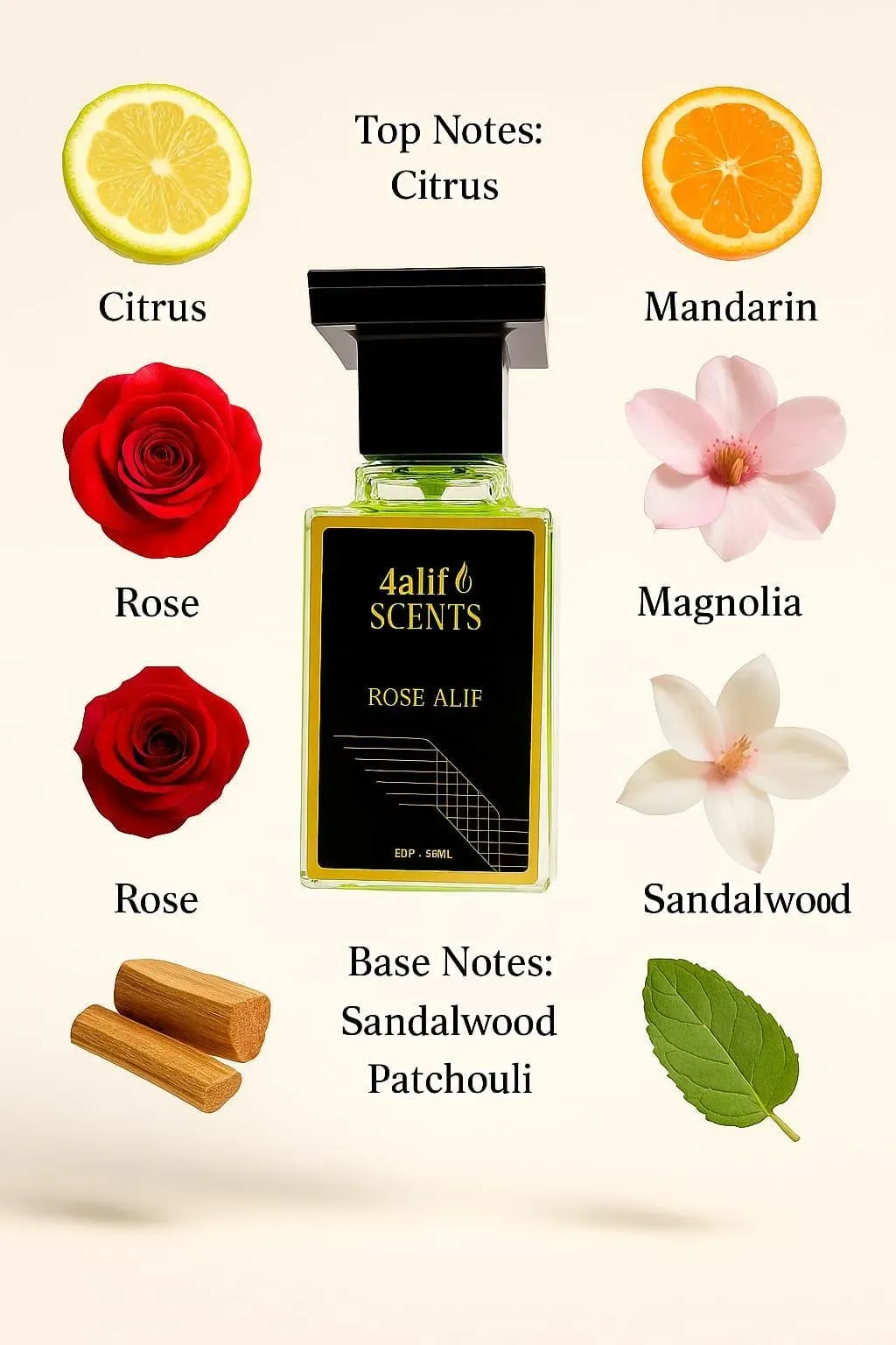 Rose Alif inspired by Gucci Flora | 4alif Scents - Image 4